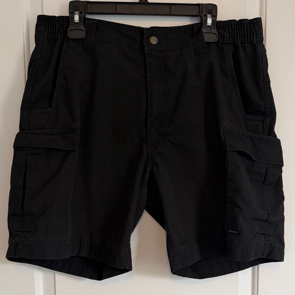 Tru Spec Men's Black Cargo Shorts